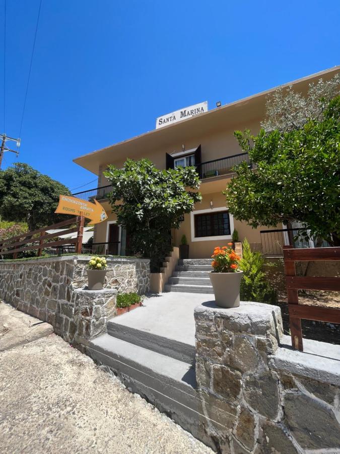 Santa Marina Rooms Agia Marina  ภายนอก รูปภาพ