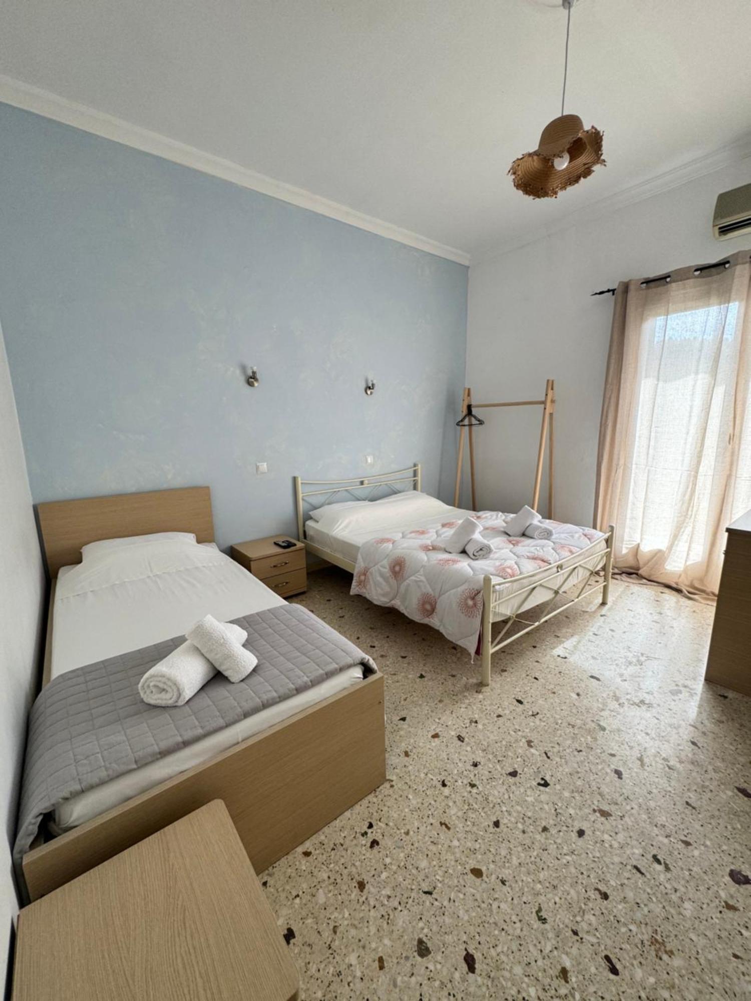 Santa Marina Rooms Agia Marina  ภายนอก รูปภาพ